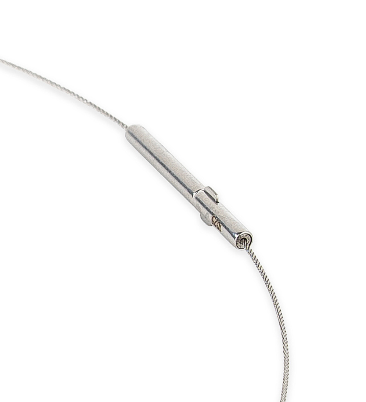 Anell de Plata Fil Pla - Calder Gran